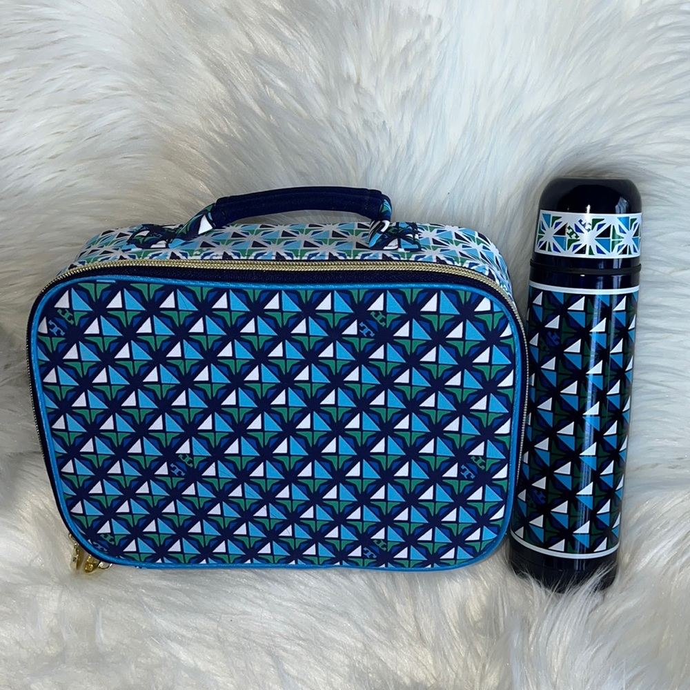 Tory Burch lunch box and tumbler
